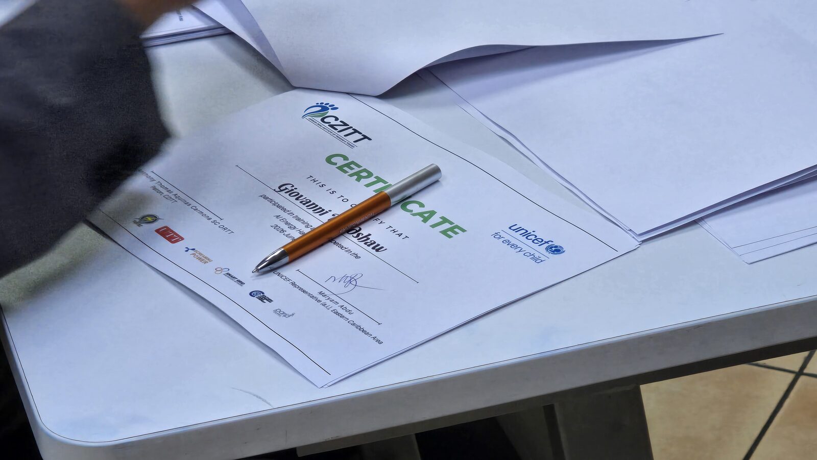Participation certificates